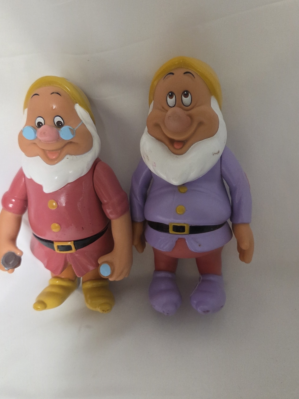 Vintage Snow White Seven Dwarfs 6” Figures Sneezy, Doc